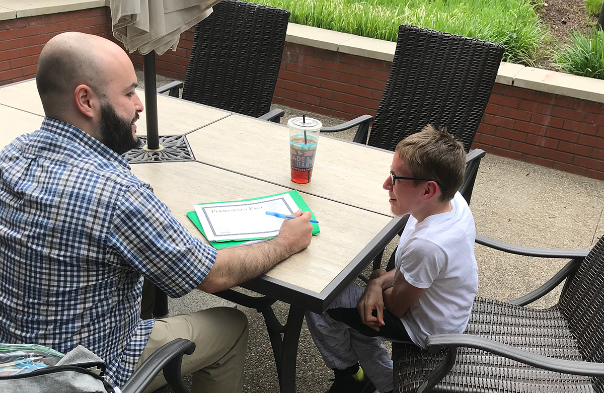 Justin checks off big goals as he moves toward independence