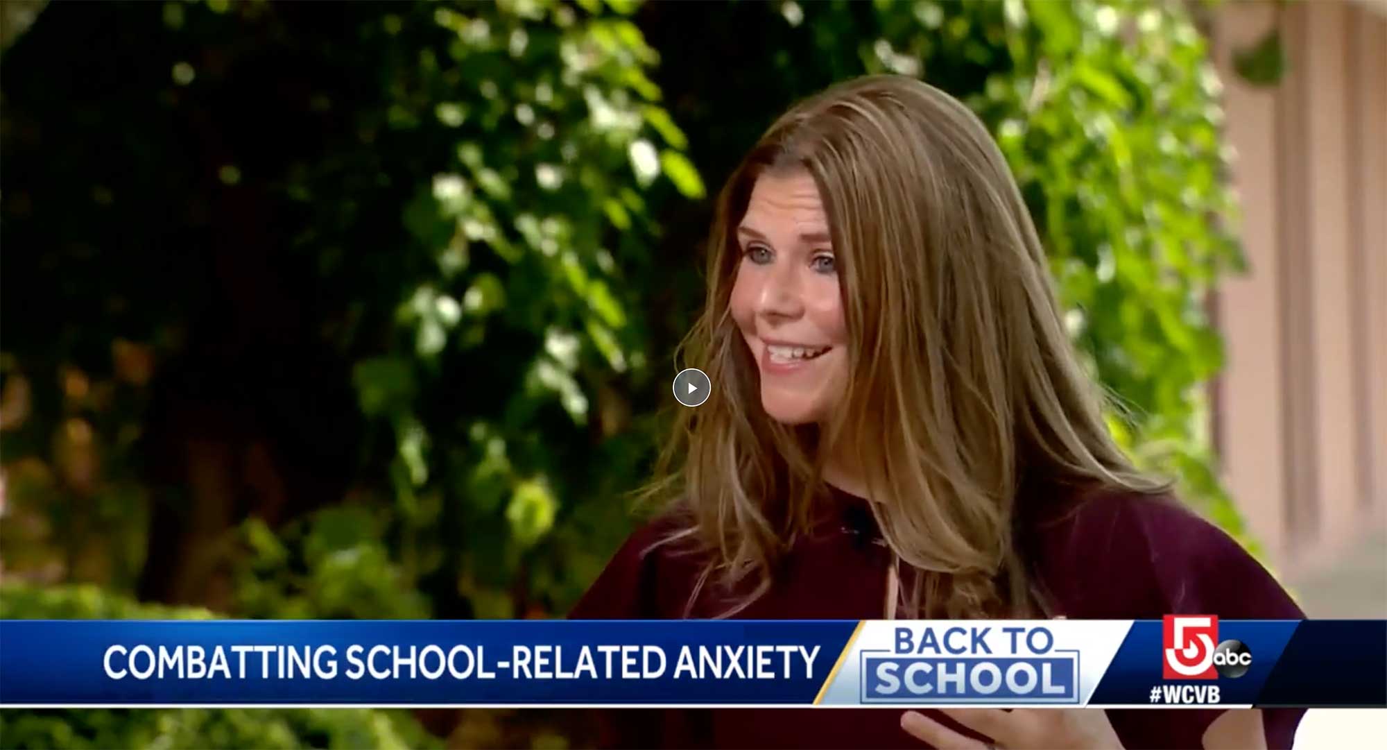WCVB-Jacque Youth Villages' Dr. Jacue Cutillo with WCVB News