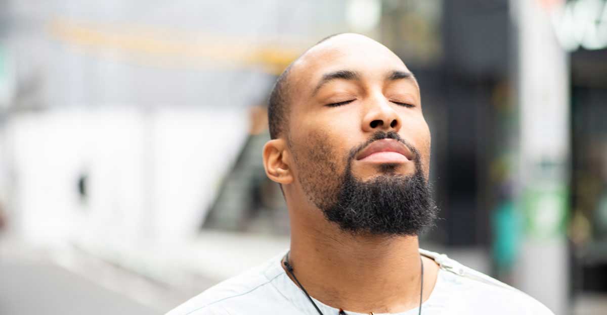 self_care_tips man with closed eyes