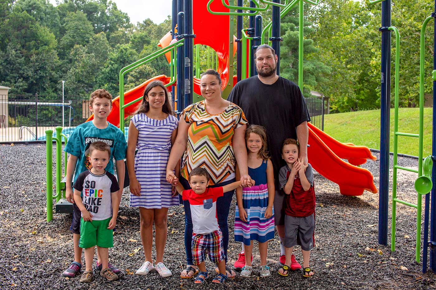 Pierce_Intercept_Family_62 Intercept family at a park