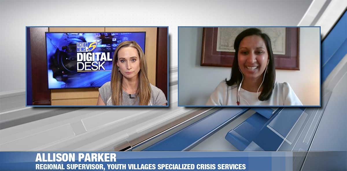 Allison-Parker-Child-Mental-Health-Awareness-Action-5-News Allison Parker with Action 5 News on child mental health awareness