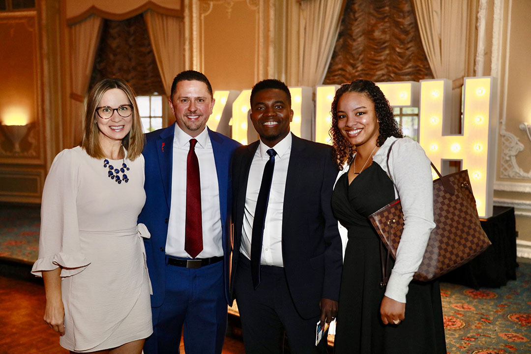 Spring_Celebration_2022_15 Matt Stone with colleagues at Spring Celebration