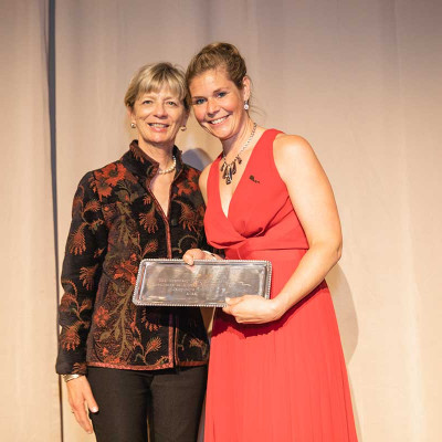 Dr. Jacque Cutillo receives Secretary Marylou Sudders Excellence in Human Services Award