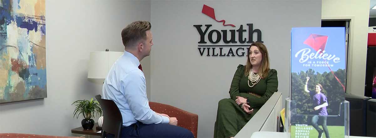 WCNC-Charlotte-Hi-FI-prrogram Youth Villages staff sits down with reporter to talk about the Hi=Fi program