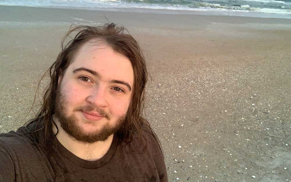 LIfeSet-participant-Charlie LifeSet participant, Charlie, at the beach