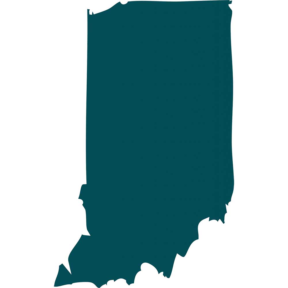 indiana state of Indiana graphic
