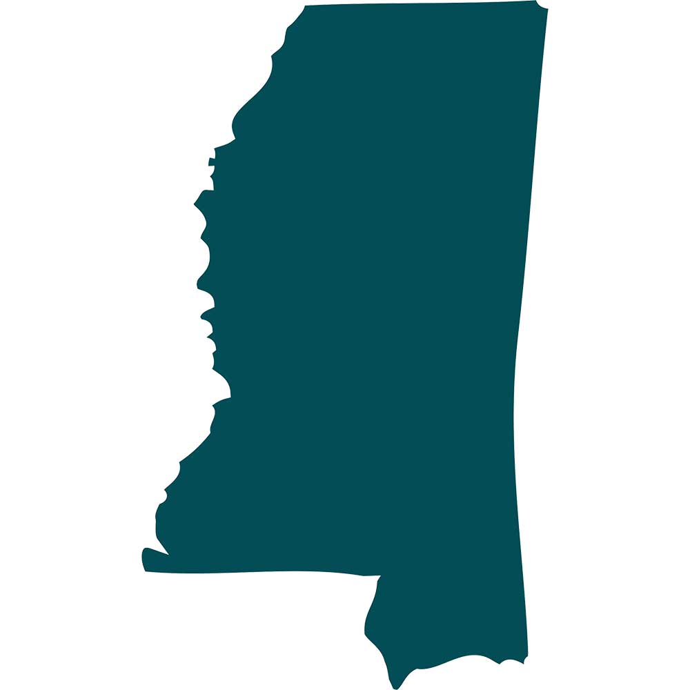 mississippi state of Mississippi graphic