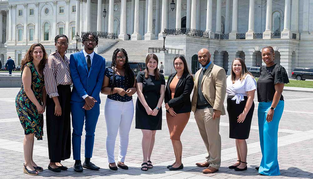 LifeSet_Foster_Care_Caucus LifeSet youth and staff in front of Congress building