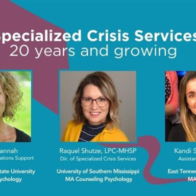 Specialized Crisis Services: 20 years and growing