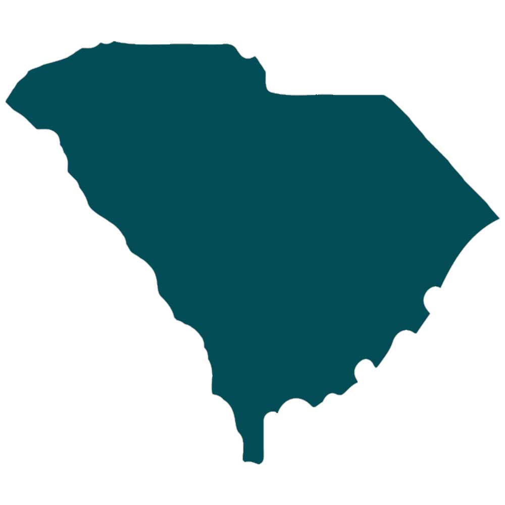 South-Carolina South Carolina state silhouette