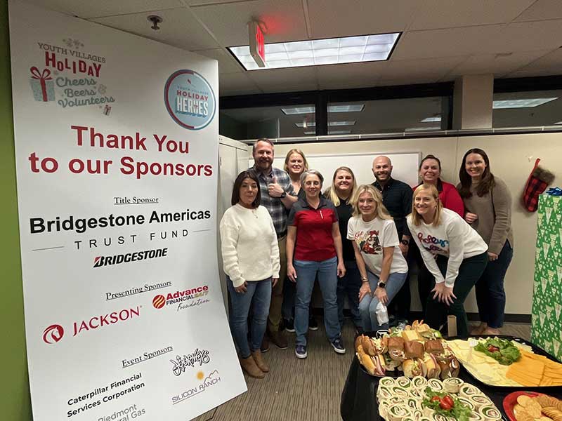 Bridgestone_Wrapping Bridgestone Holiday Heroes wrapping party