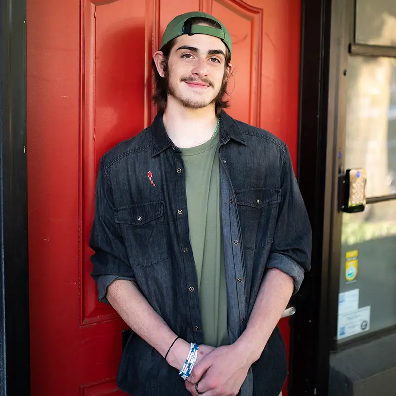 Header photo of Brayden LifeSet participant, Brayde