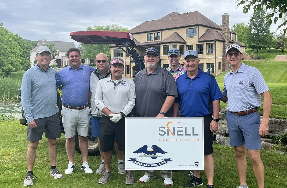 Snell golf group 2024 Snell golf group at golf event supporting LifeSet
