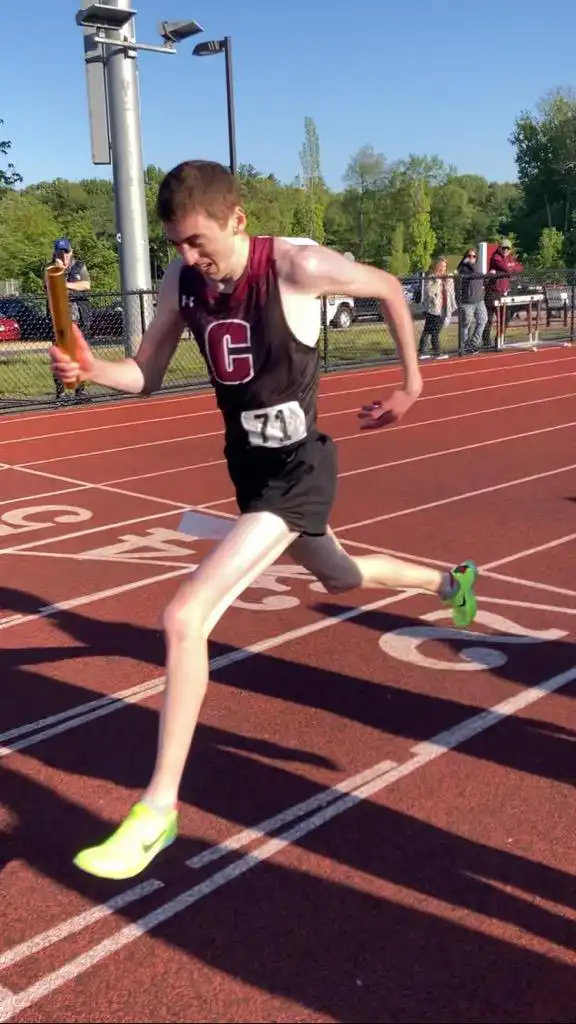 Garrett-LifeSet-2webp LifeSet participant, Garrett, running a track race
