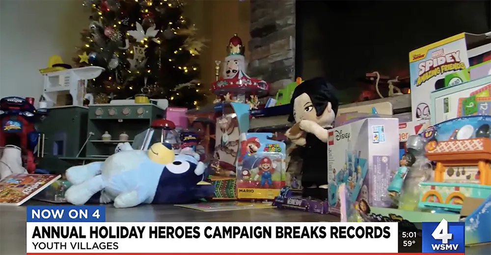 Gill foster family talk about Youth Villages Holiday Heroes
