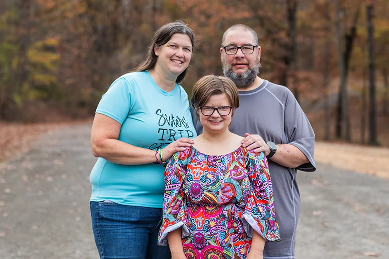 Arkansas-Intercept-family Intercept family posing for photo