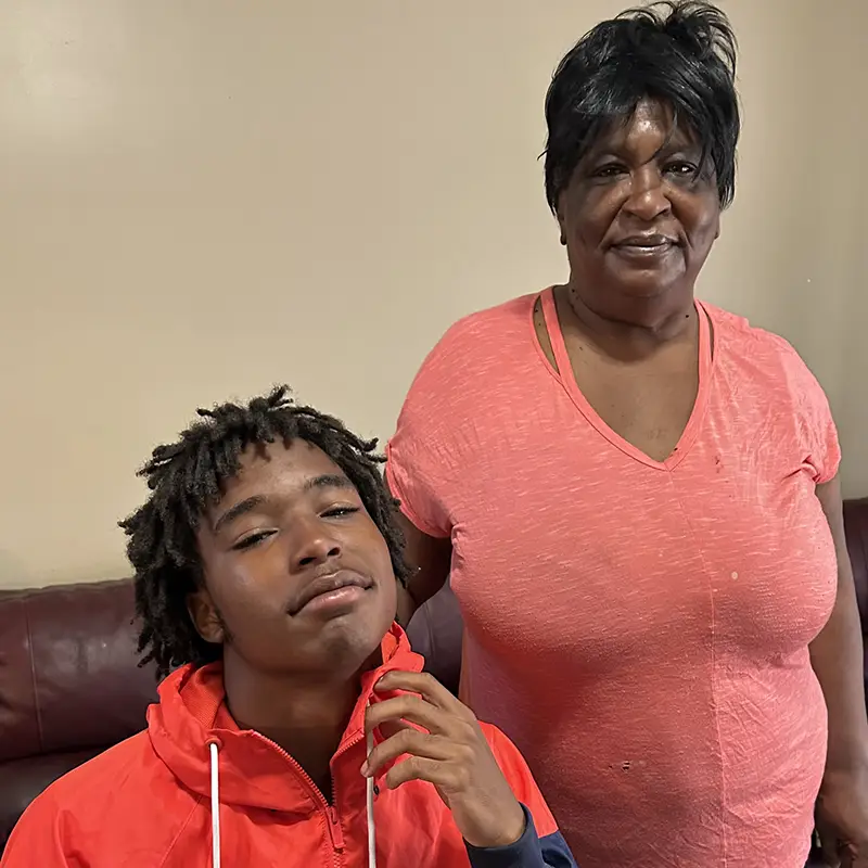 Jeremy and grandmother - Intercept Intercept family, Jeremy and his grandmother