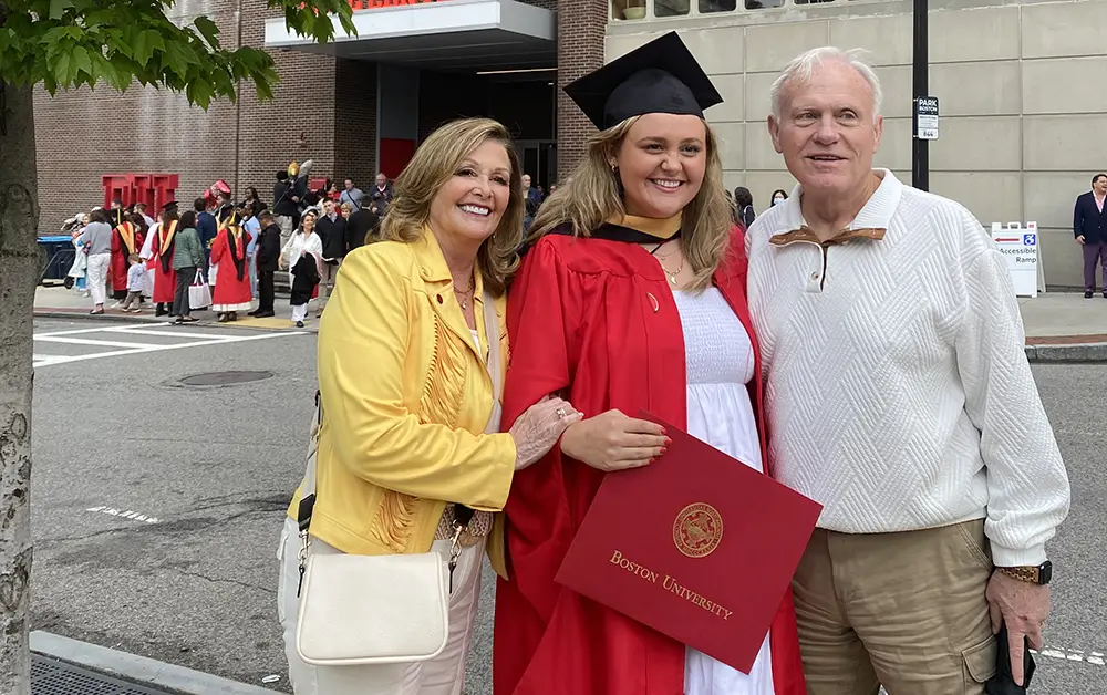 Candler family - 01 Candler family at graduation