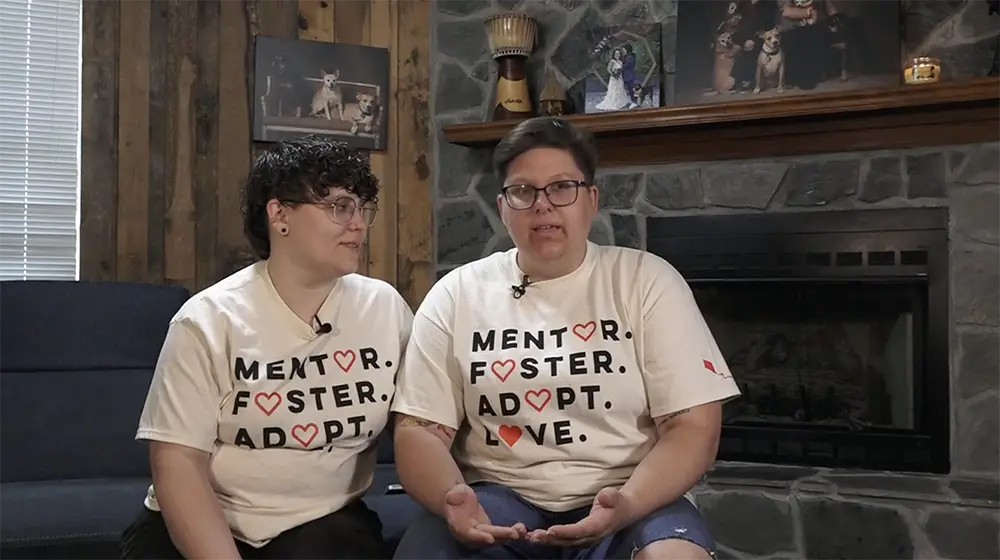 Fousons - Foster Parents Foster parents, Brittany and Becca Fouson