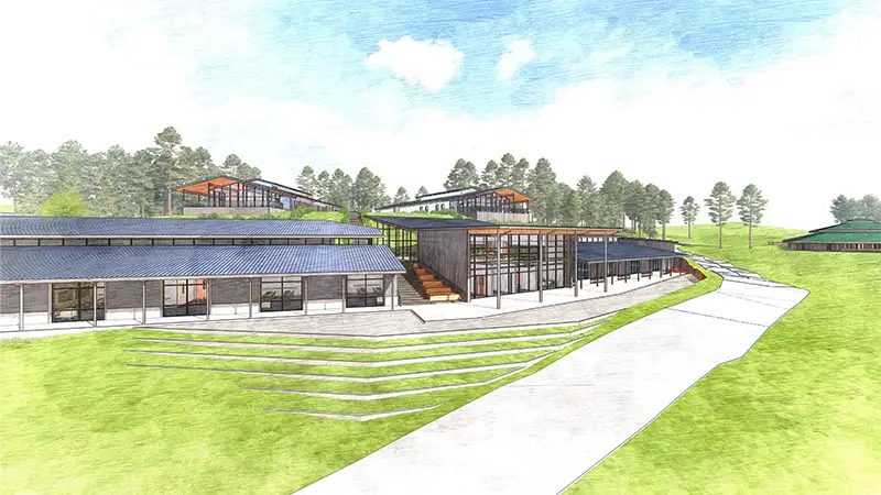 Phase 2 rendering of the education building