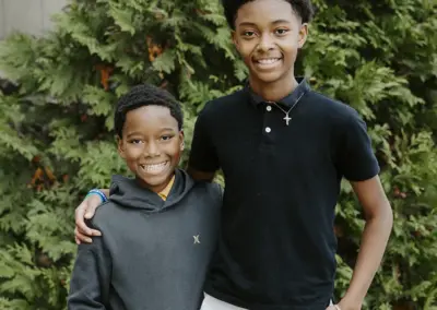 portrait of Javion and Christian