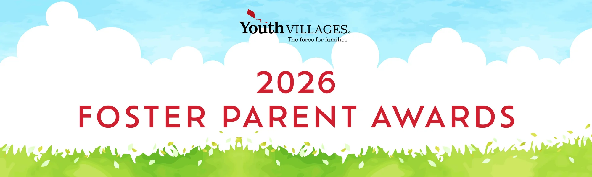 YV26-PRG-FC Awards Web Banner 2000x600 CANVA Youth Villages Foster Parent Award ceremony