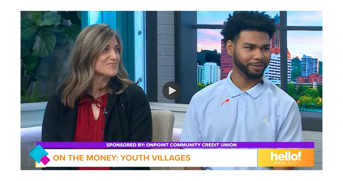 Youth Villages Scholar Spotlighted on KGW’s Hello, Rose City